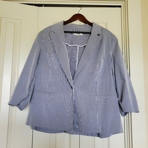 Jones Studio Striped Jacket in Size 24W